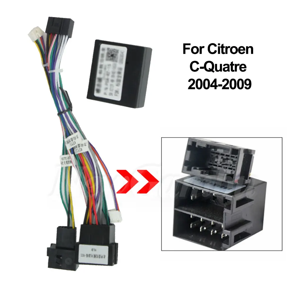 9-дюймовая Автомобильная радиоустановка Fascia Для Citroen C-четыре 2004 2005 -2009 комплект