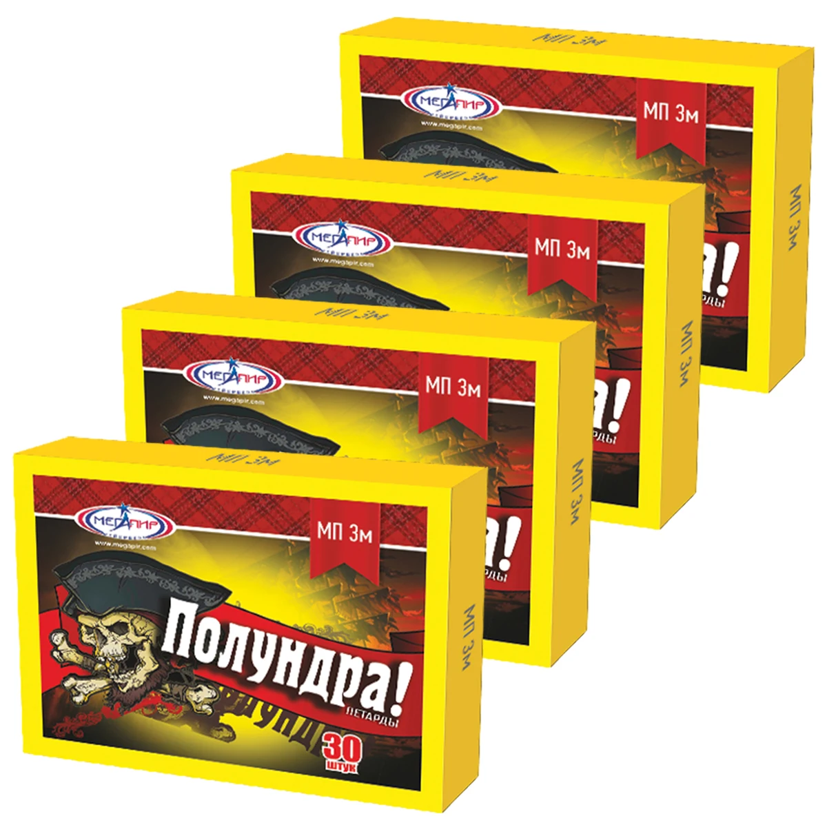 Корсар петарды корсар 3 на новый год взрывные карсар НАБОР из 4 пачек (120 шт) |