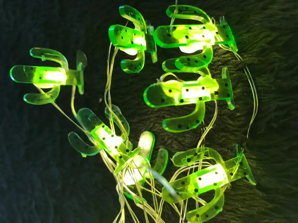 

Cactus Wire Night Light Lantern Christmas Wedding Decoration Tropical Party supplies Christmas decorations
