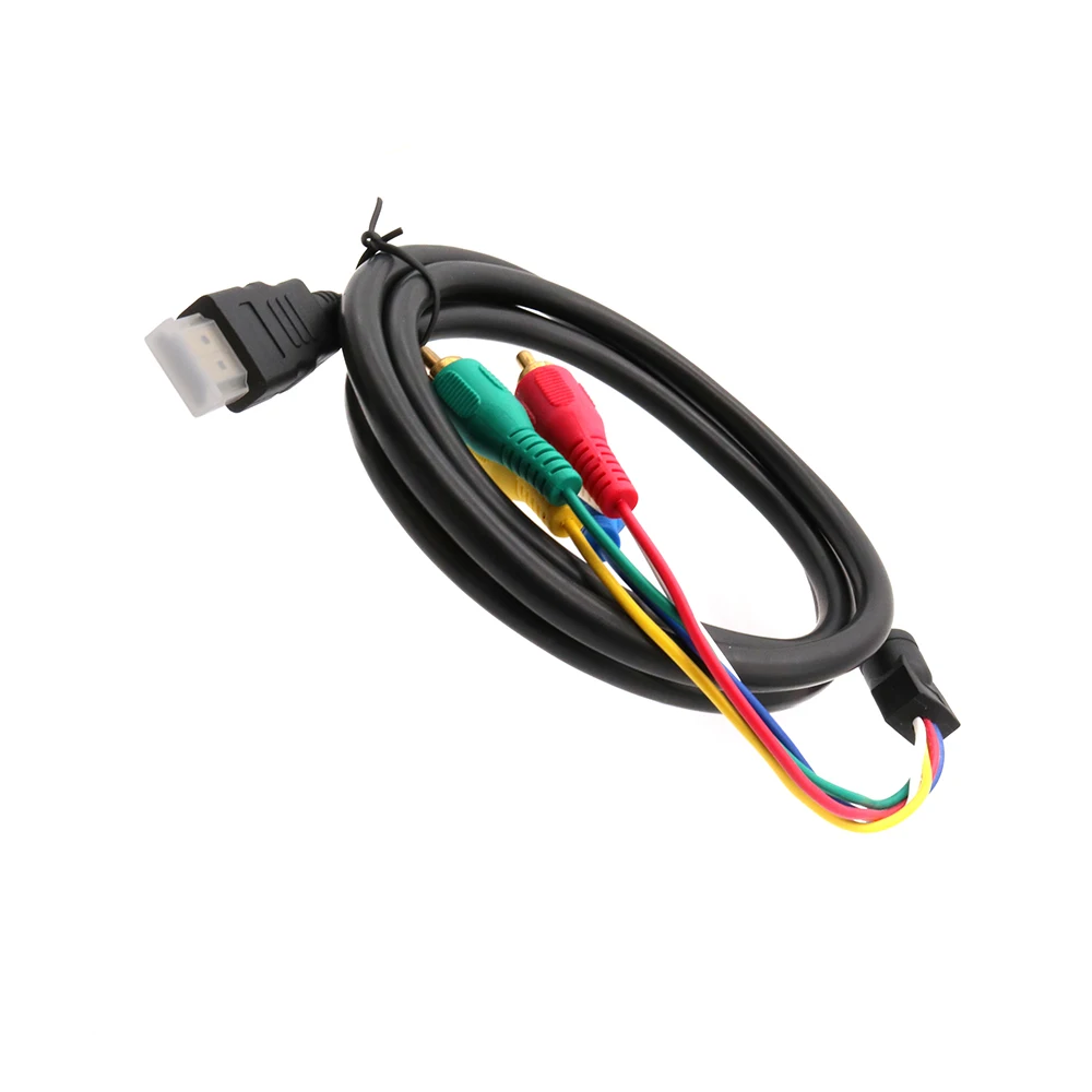 1 5 м HDMI в RCA Аудио Видео AV Кабель 5RCA папа аудио видео компоненты преобразователь