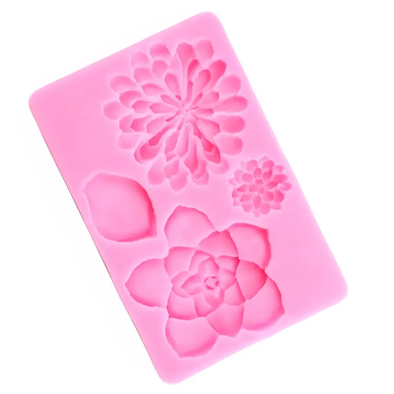 Силиконовая форма для папоротника лист суккулента искусственная выпечки формы