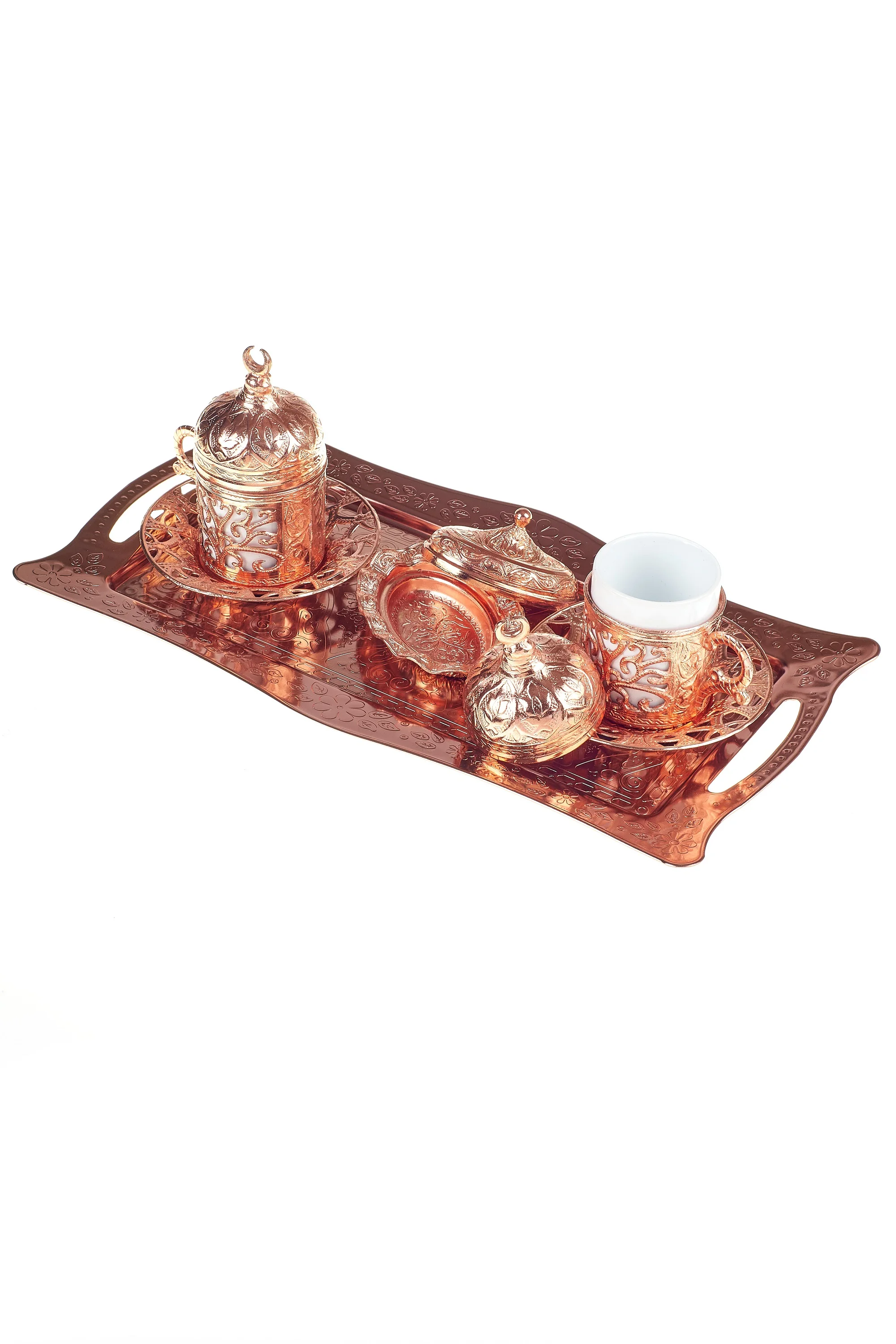 

Turkish Coffee Set with Serving Tray Coffee Mug Coffee Cups Coffee Set For Two Gift For Her Vintage Antique Style Coffee Servis