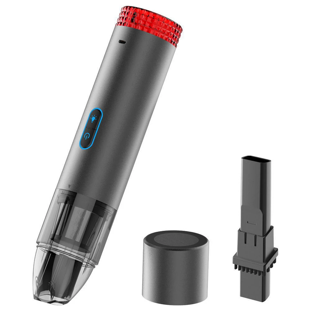

4000Pa 60W Handheld Car Wireless Vacuum Cleaner LED Light USB Charge Cyclone Suction Vacuum Cleaner for Car Home Auto Cleaning