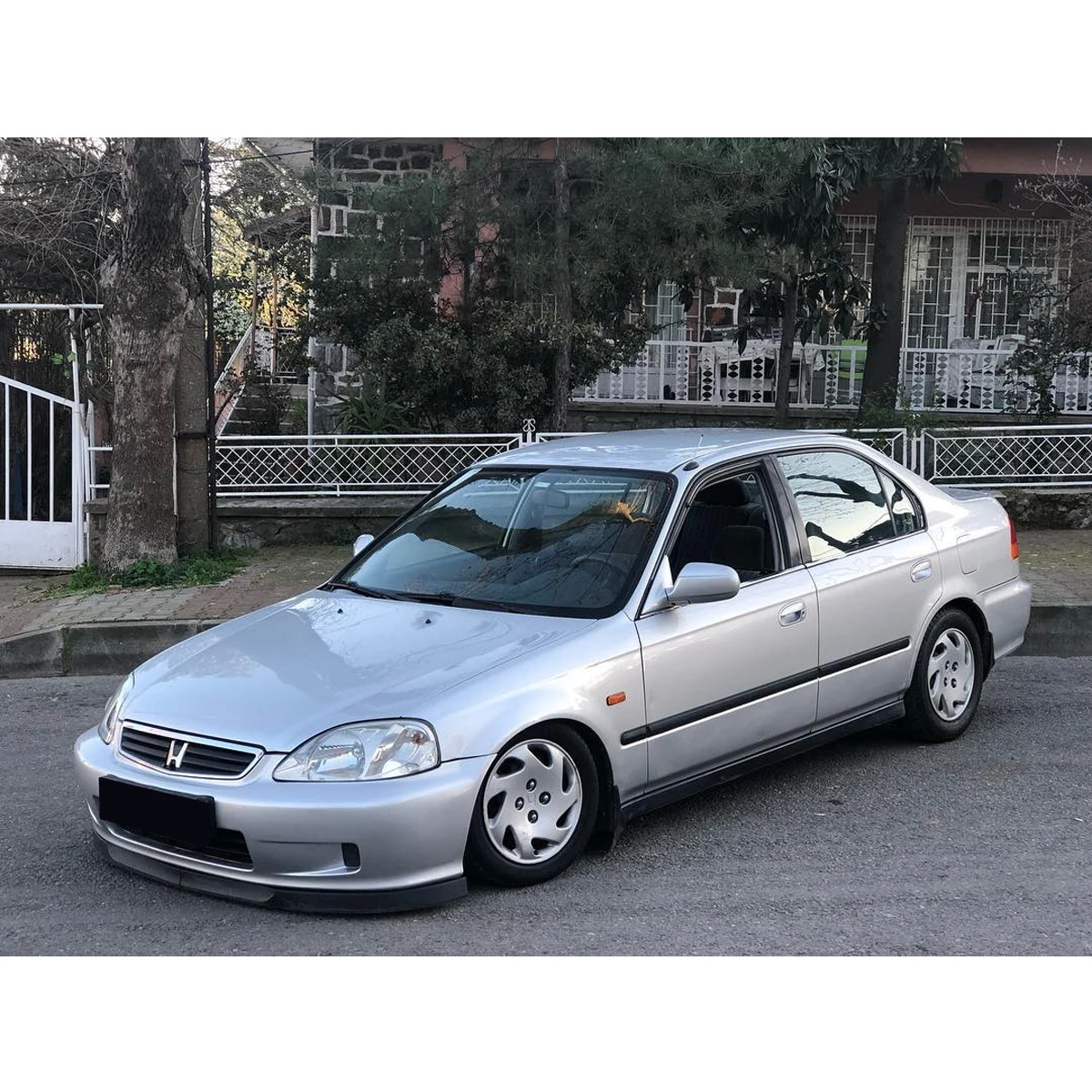 HONDA CIVIC Astra H губ модель передний спойлер бампера v стиля евро Универсальный 2 шт