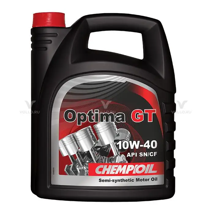 9501 CHEMPIOIL OPTIMA GT 10W-40 5 л. Полусинтетическое моторное масло 10W40 | Автомобили и