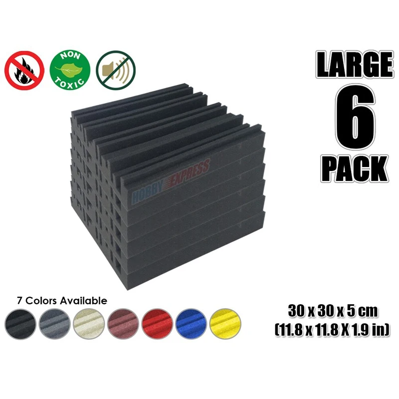 Arrowzoom 6 штук диффузор Metro акустическая студийная пенная плитка Звукопоглощающая