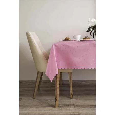 

Scrub 160*220 table cloth 12 personality Pink Polka Dot 420015217