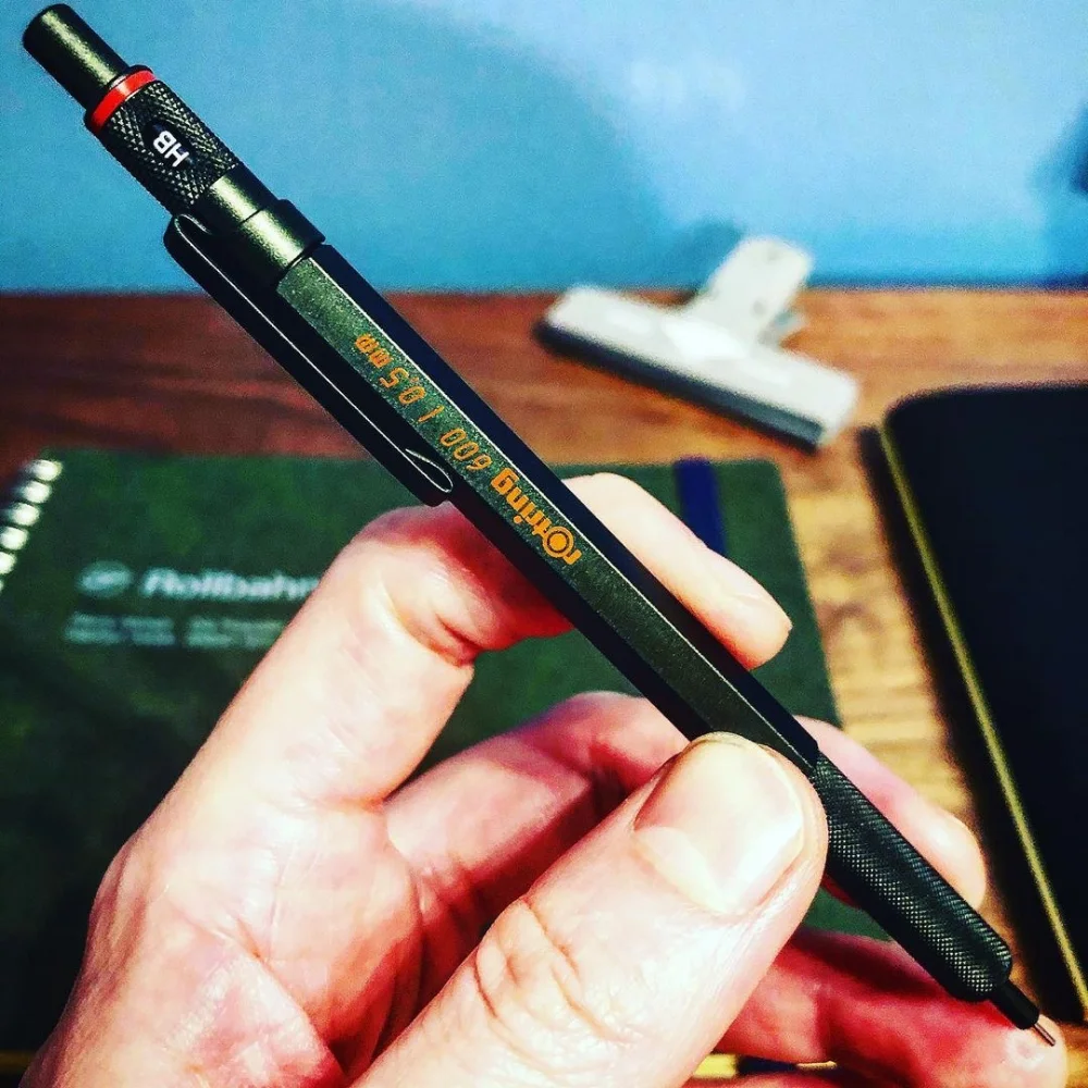 Механический карандаш Rotring 600 0 5 мм/0 7 мм черный/серебристый/синий/зеленый/красный