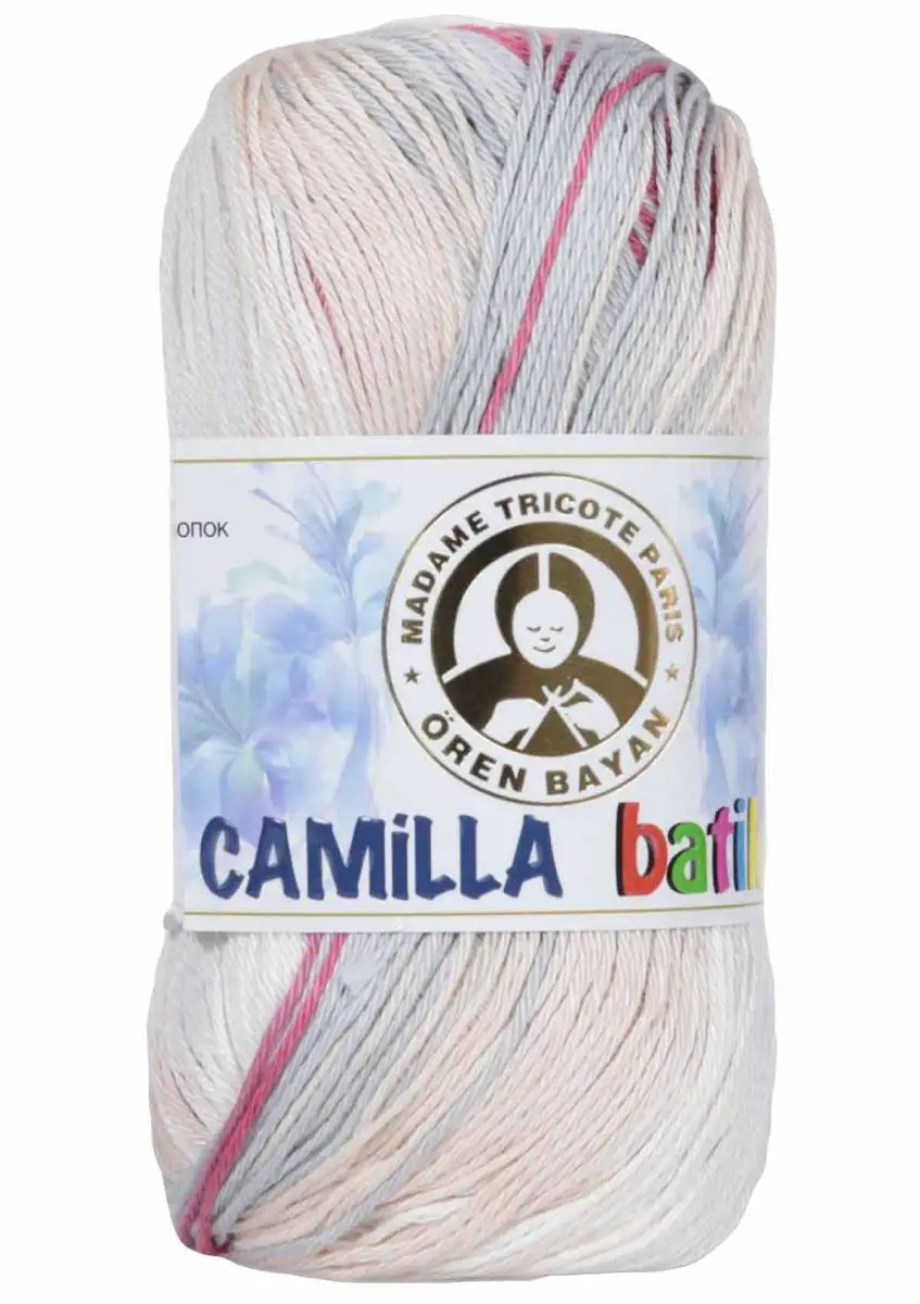 1 Pack ( 5 Balls ) Madame Tricote Oren Bayan Camilla Batik Hand Knitting Yarn Paris %100 Mercerized Cotton Crochet Tool Kit | Дом и сад