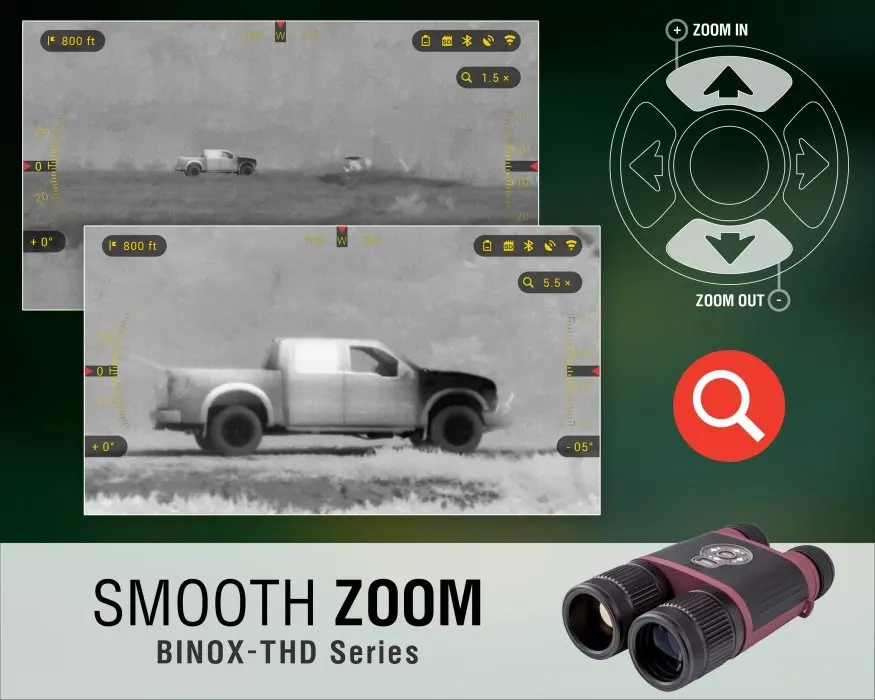 Интеллектуальный цифровой тепловизионный бинокль ATN BINOX-THD 384 4 5-18X | Инструменты