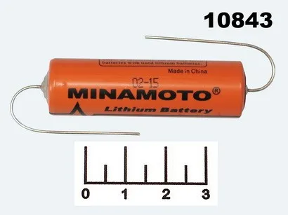 ЛИТИЕВЫЙ ЭЛЕМЕНТ AA 3.6V ER14505 STD MINAMOTO С ВЫВОДАМИ |