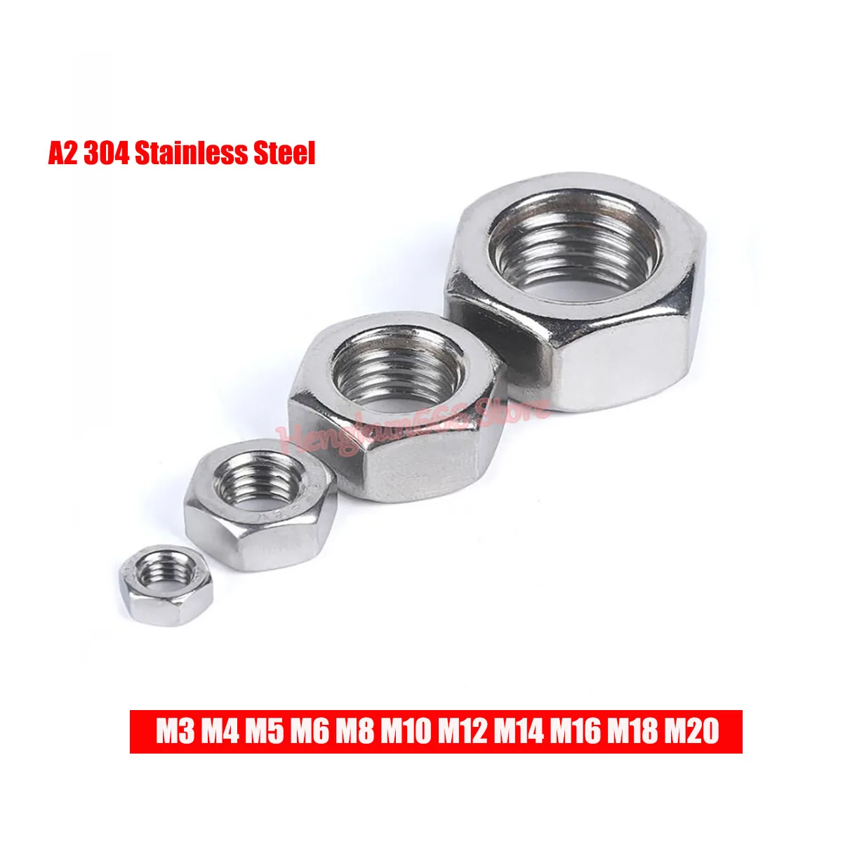 

Left Hand Threaded Hexagon Hex Nuts A2 304 Stainless Steel Nut Reverse Thread Tooth M3 M4 M5 M6 M8 M10 M12 M14 M16 M18 M20