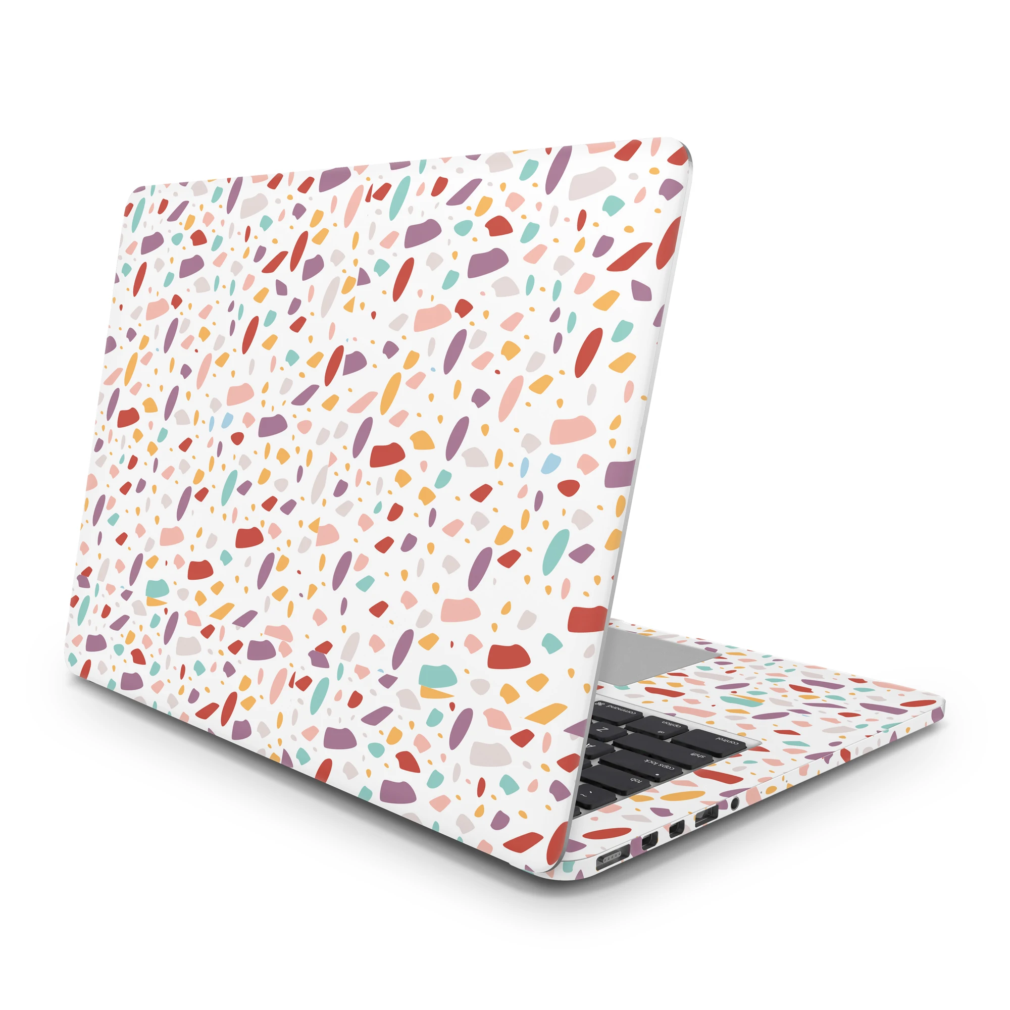 Наклейка Master Colorful Flat Terrazzo Ноутбук Виниловая наклейка Кожаный чехол для 10 12 13 14 15 4 6