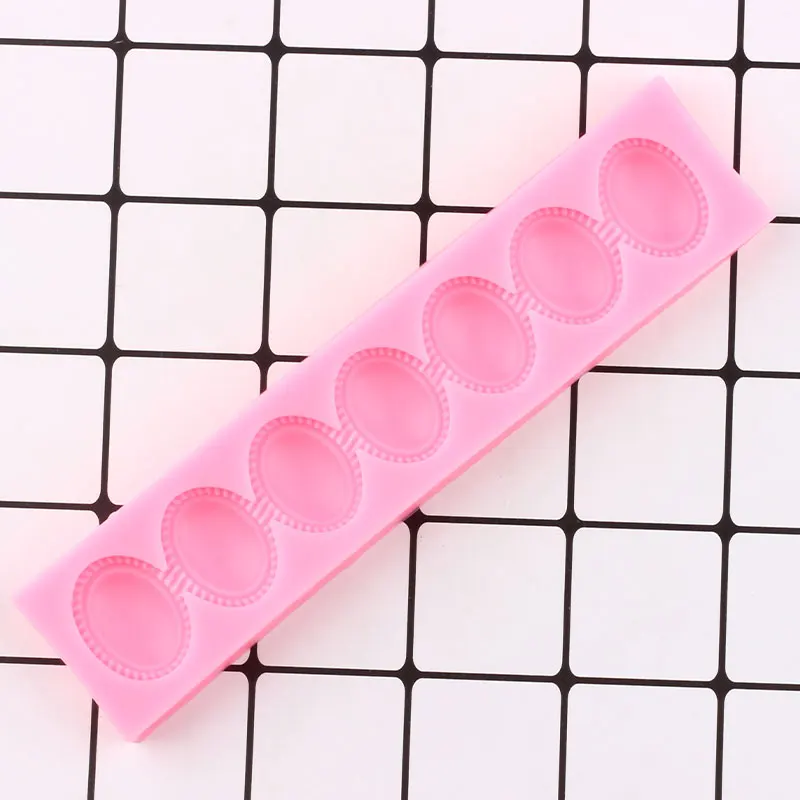 Жемчужные бусы торт границы силиконовые формы для приготовления конфет глины