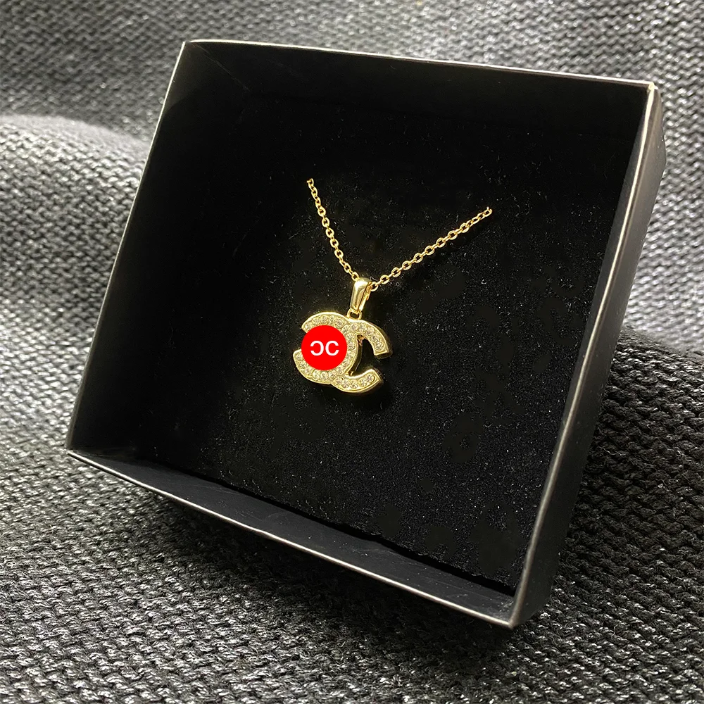 

2020 Trends Necklace Silver Gold Plated Steel Luxury Pendant Choker Chain Necklaces Wedding Jewelry Gifts