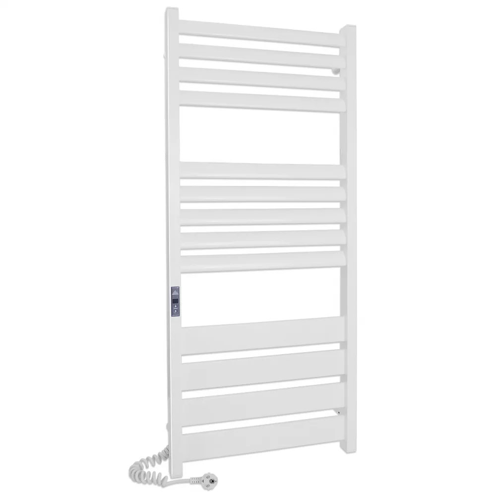 Полотенцесушитель Laris Атлант Премиум ЧК П13 500*1200 электро (Белый глянец) Левое