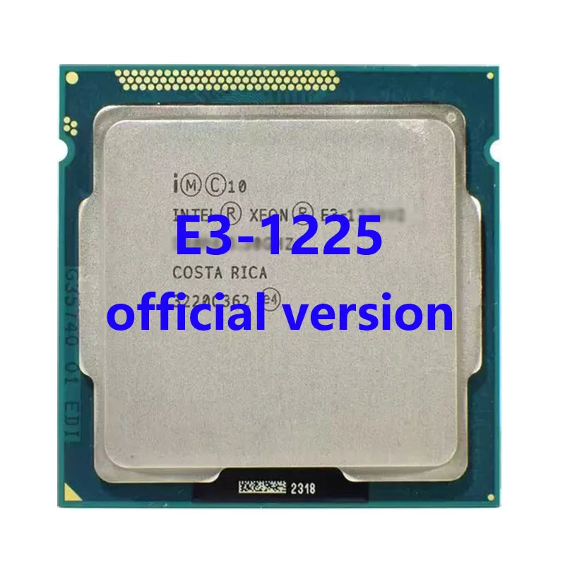 

E3-1225 3,1 ГГц 4-ядерный 6 Мб Смарт Кэш TPD 95W LGA1155 5GT/s 4 ядра Intel ЦП Xeon процессор для B75 H61 материнская плата DDR3