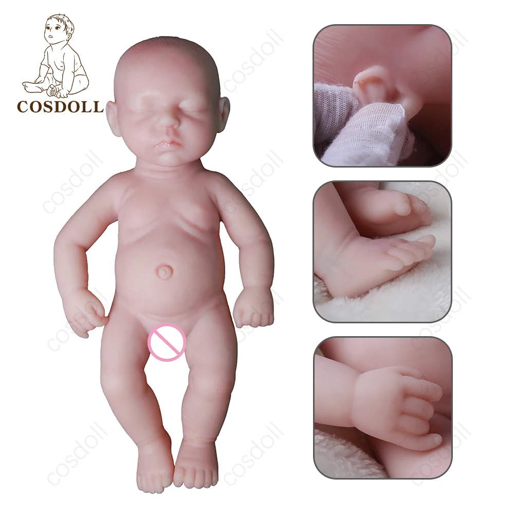 Reborn doll 31cm 1.05kg 100%Silicone bebe reborn doll realistic baby toy for children's Baby Toys Kid Gifts bonecas reborn #08 17 inch lifelike reborn lovely baby doll laugh soft realistic reborn baby playing toys for kids christmas gifts bonecas