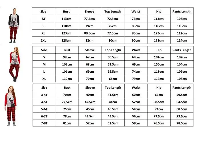 Новейший Рождественский праздничный Семейные комплекты комплект пижамы одежда