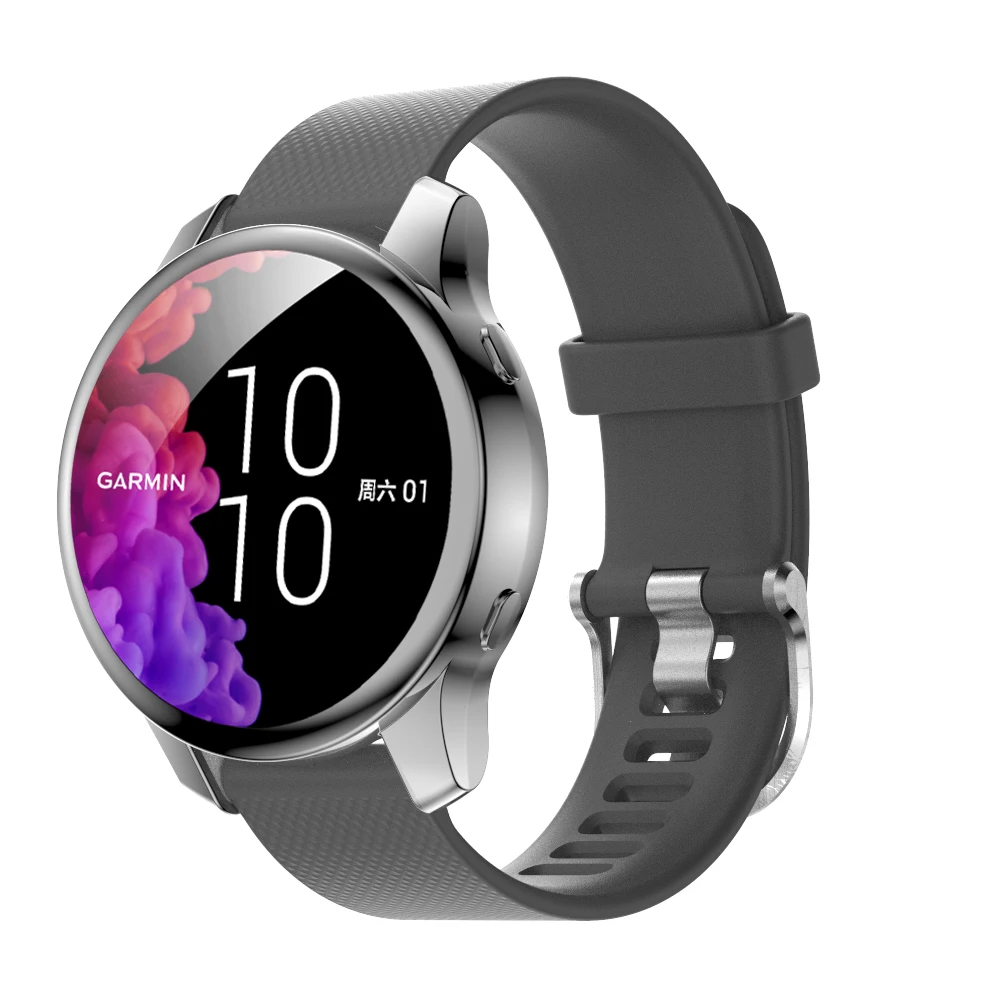 

Electroplate TPU Protector Cover Case Protective Shell For Garmin Venu Smart Watch