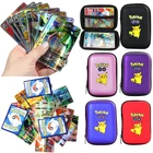 20  100 шт. французская версия GX Покемон Пикачу игровые карты держатель жесткий чехол держатель для карт книжный держатель коробка подарки на день рождения