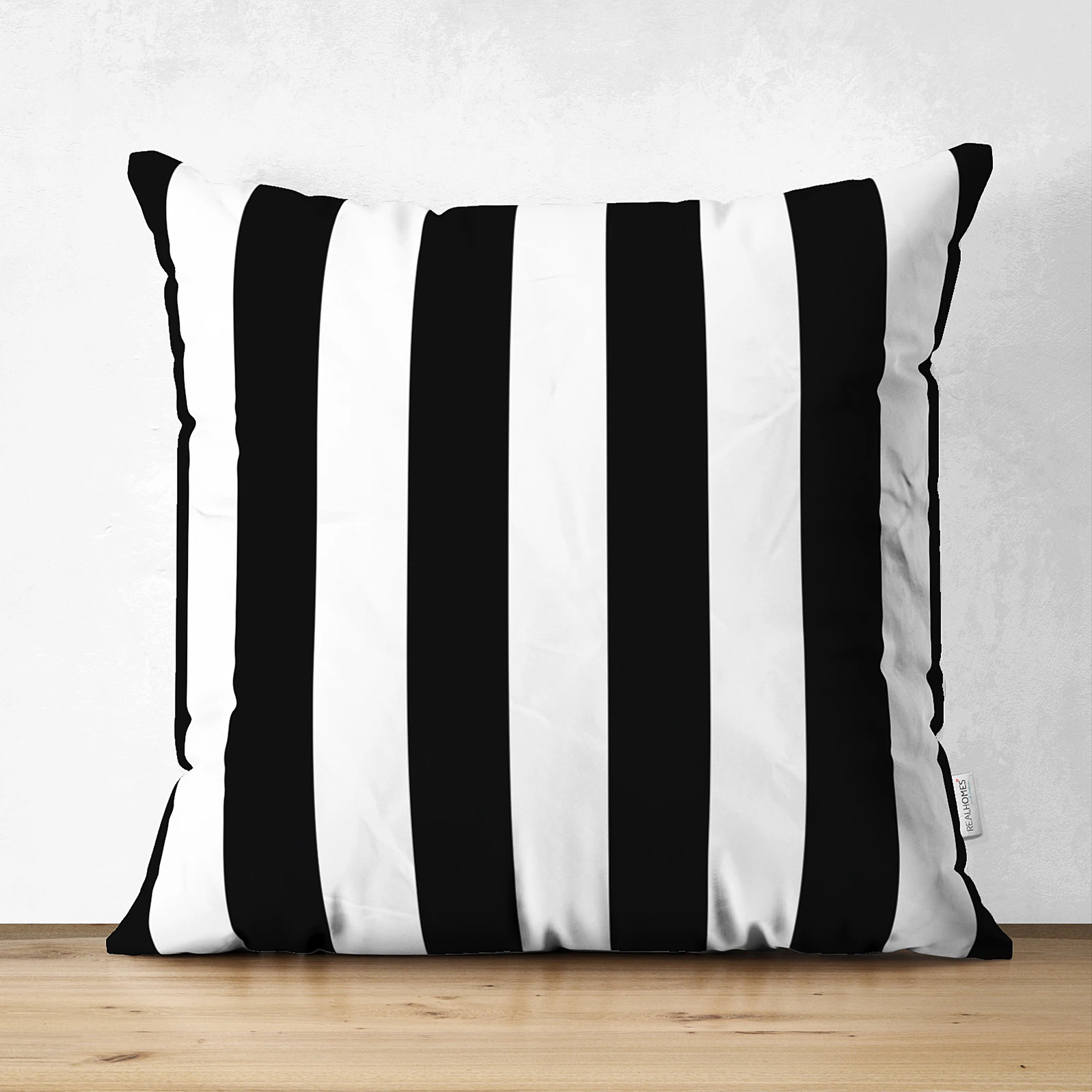 

Double Sided Black and White Striped Decorative Suede Pillow Cushion Cover Decorative Sofa Pillow Cover Case Car Home Decor
