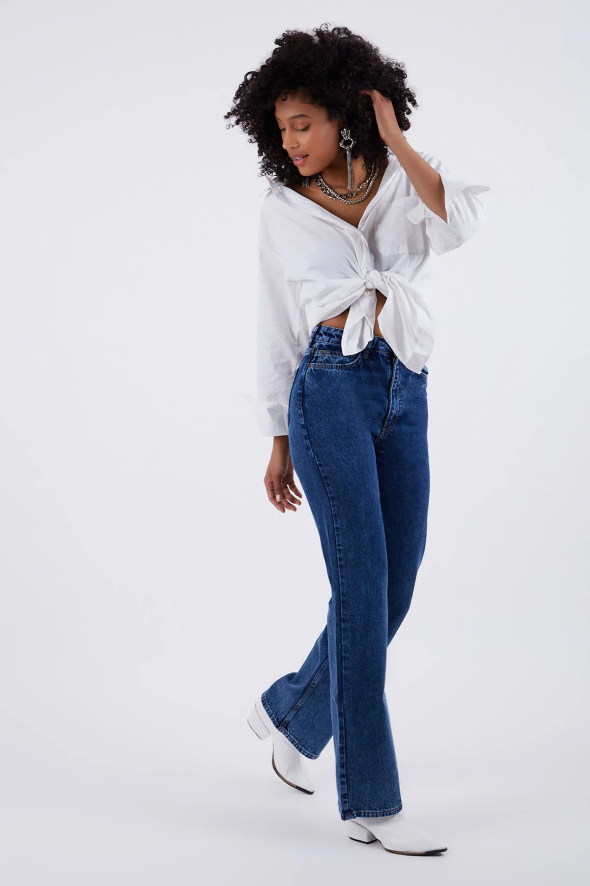 High Waist Jeans Skinny Pencil Plus Size Streetwear Comfortable Vintage Quality  Fashion Straight Pants Denim Cotton For Woman