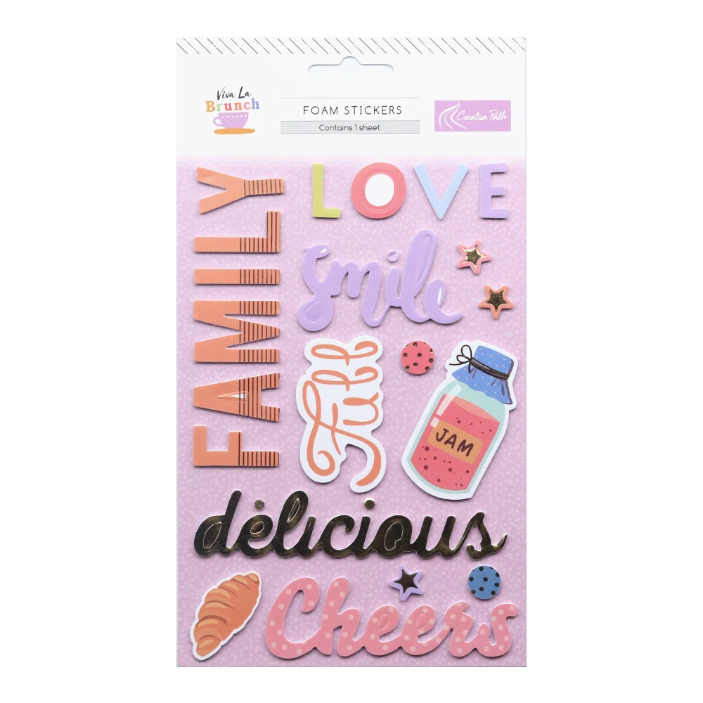 Креативный путь пены наклейки эва дизайн фольги украшения самоклеющиеся поделки