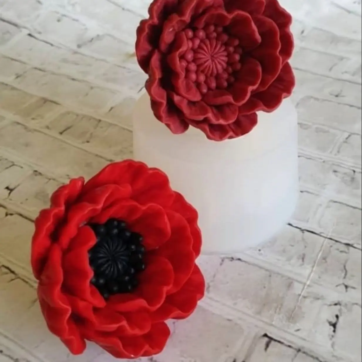 Молд Мак из пищевого силикона для шоколада мол цветок высота 3 см ширина 5см |