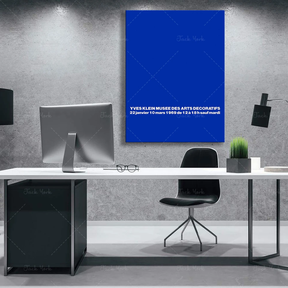 

Yves Klein International Klein Blue Poster | Monochrome Exhibition Poster