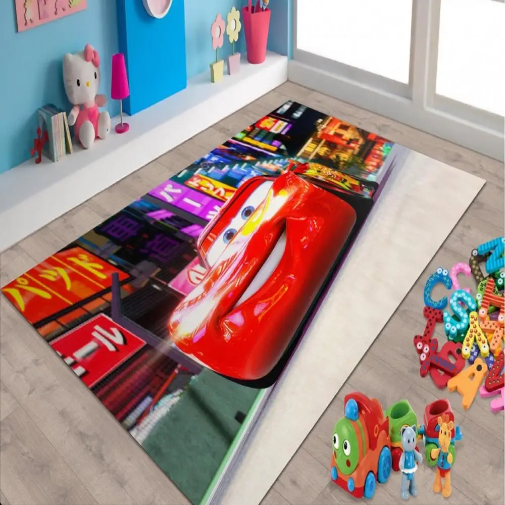 

Нескользящий напольный ковер Lightning Mcqueen, ковер для подростков