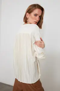 Рюкзак Trendyol Piliseli, детальная трикотажная блузка TWOAW21BZ1321