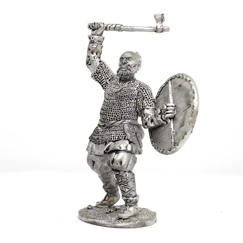 Русский воин 10 век - оловянный солдатик фигурка 54 мм Z63 | Дом и сад