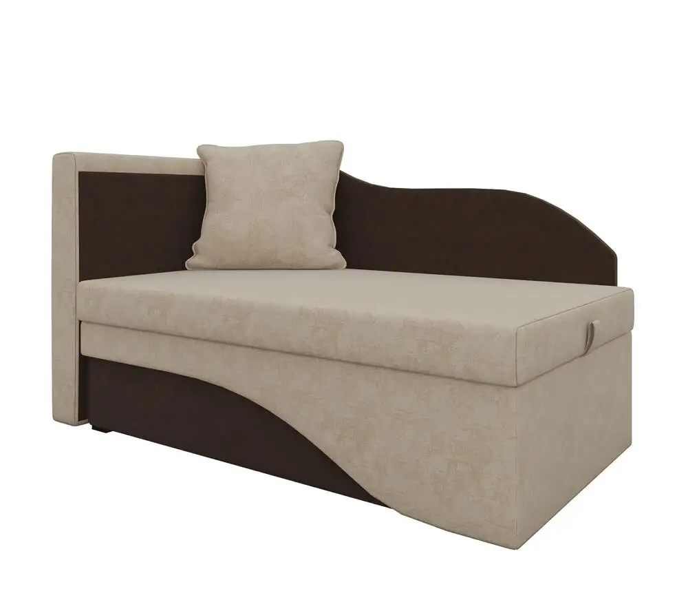 Кушетка АртМебель Грация микровельвет левый | Мебель