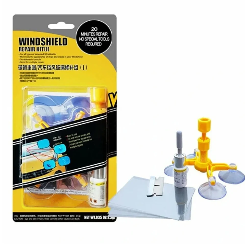 Набор для ремонта стекла автомобиля Windshield Repair инструмент полировки и удаления