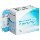 Контактные линзы PureVision 2 (6шт) BC 8.6 силикон-гидрогелевые, дышащие линзы ежемесячной замены от производителя Baucsh+Lomb