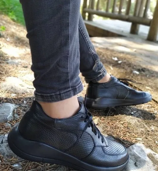 

Genuine Leather Casual Black Men 'S Shoes Fashion Style Stylish Man New Design Casual Genuine Leather Shoes Unisex