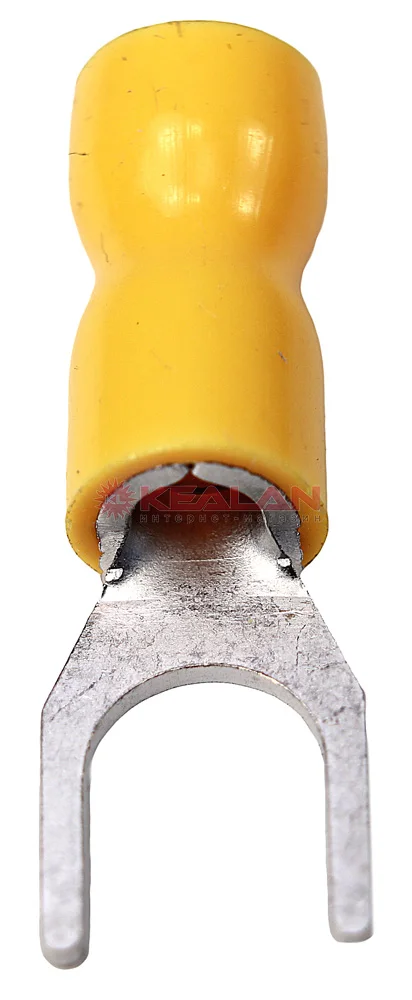 КВТ НВИ 6.0-6 наконечник вилочный изолированный 100 шт. |