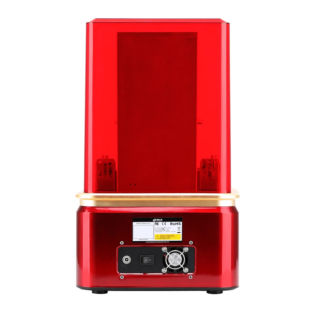 QIDI TECH SLA/LCD 3D принтер Shadow 5 S УФ ЖК полимерный с двойным линейным Рельсом оси z размер