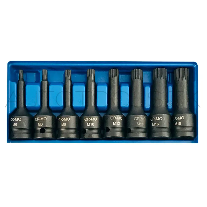 Spline impact bit set | Car Repair Combination Suit