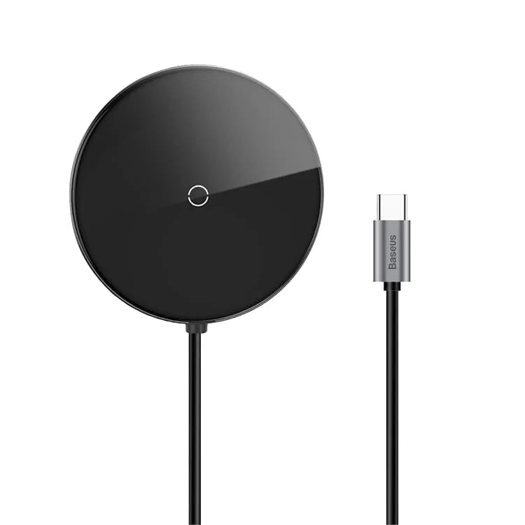 Хаб с беспроводной зарядкой Baseus Circular Mirror (USB х4 + Type-C PD) Серый | Электроника