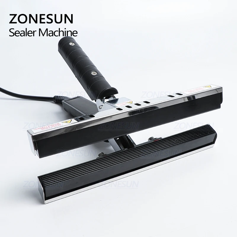 Плоскогубцы ZONESUN с прямым нагревом аппарат для запечатывания алюминиевой пленки