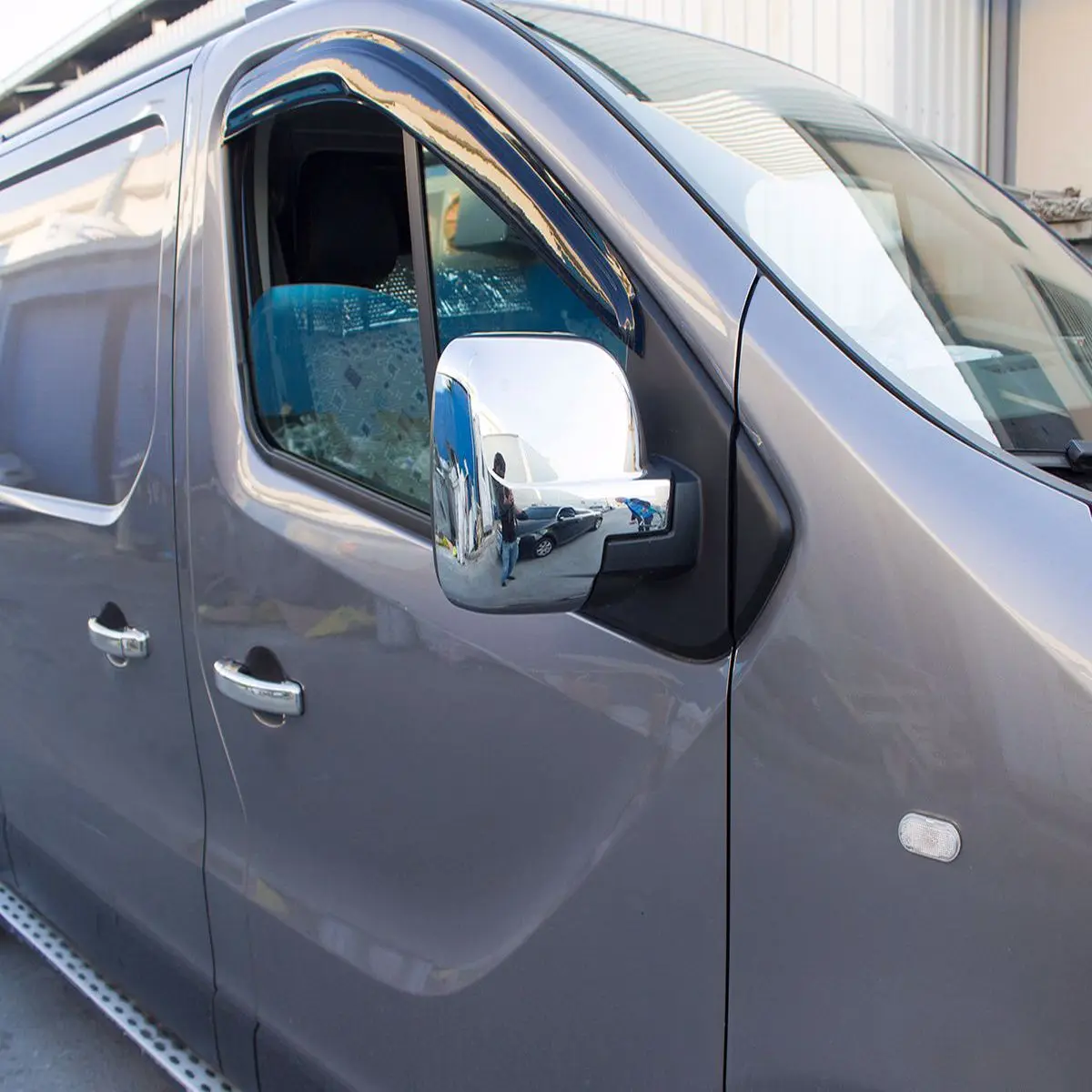 Зеркальная Крышка для Renault Trafic-Opel Vivaro 2 запчасти хромированный Стайлинг