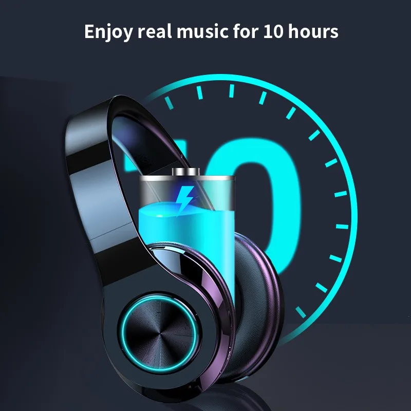 B39 светодиодный Красочные дыхание света Портативный складной Встроенный FM