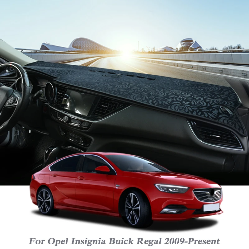 

Car Styling Dashboard Avoid Light Pad Instrument Platform Cover Mat Rose For Opel Insignia Buick Regal 2009-Present LHD&RHD Mat