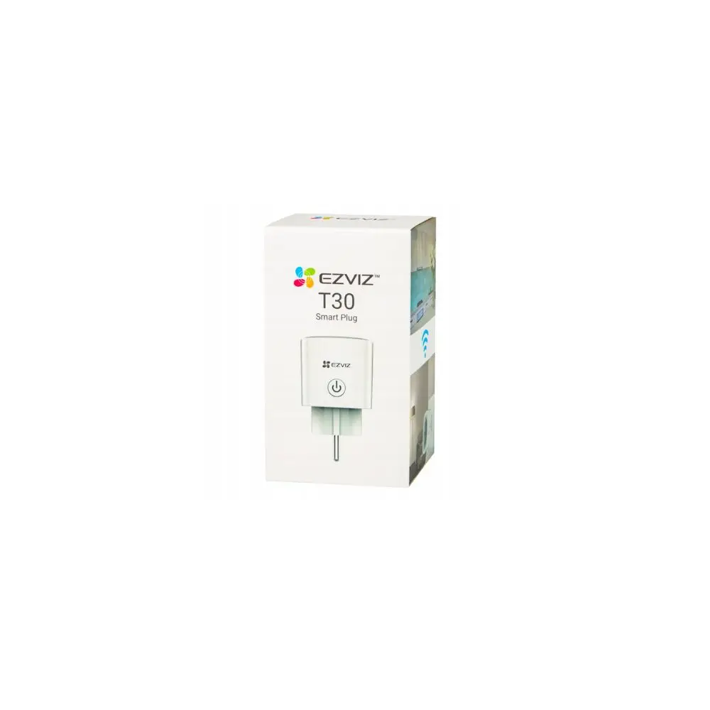 Умная розетка EZVIZ T30-10A 2.4 ГГц WiFi/приложение EZVIZ/10A 1.6кВт |
