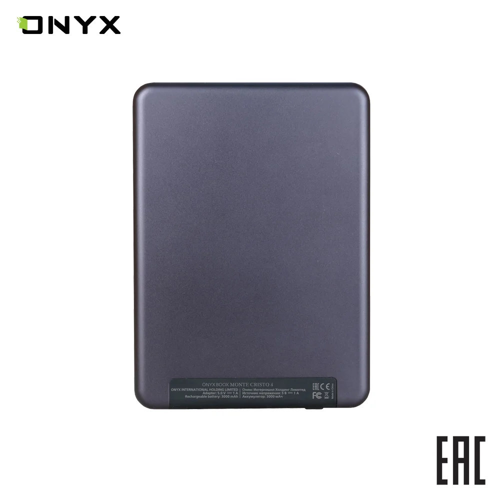 Электронная книга ONYX BOOX MONTE CRISTO 4 e ink 6" читалка с подсветкой и сенсорным