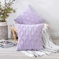 decorative pillow cover plush short wool cushion cover 45x45cm soft pillowcase for sofa linving room home decor funda cojin