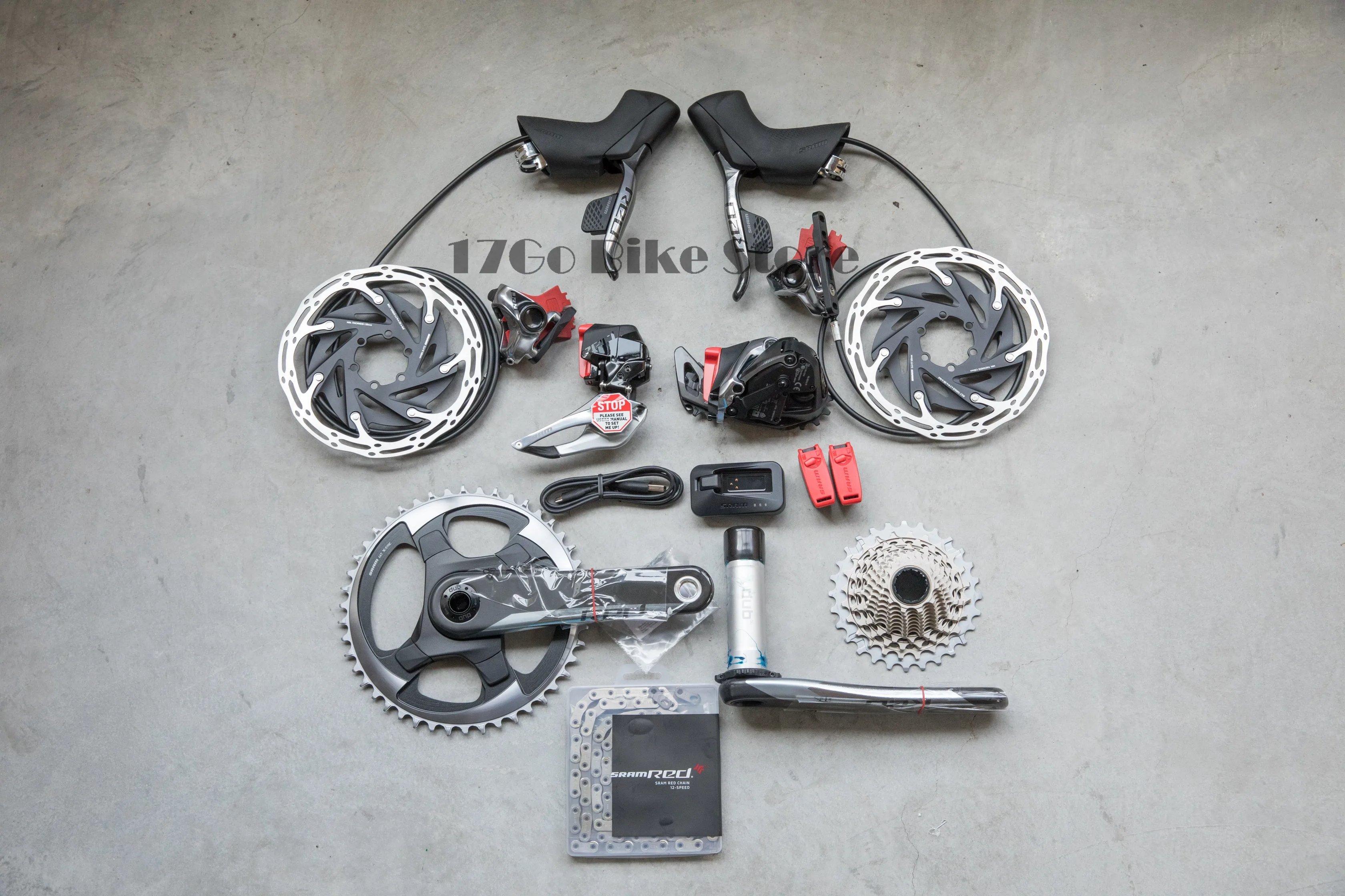 SRAM Red eTap AXS HRD 1x12s Road Bike Groupset Large kit Road bike