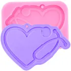 Медсестры стетоскоп силиконовые формы DIY ремесло брелок форма для эпоксидной смолы брелок для ключей держатели для телефонов формы модные ювелирные изделия кулон пресс-формы